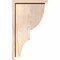 Ekena Millwork Ridgewood Smooth Corbel w/Backplate, Douglas Fir, 5 1/2"W x 12"D x 20"H COR06X12X20RID01SDF - alternate 2